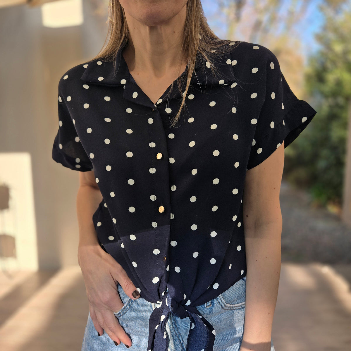 Blusa Italiana  "LUNARES"