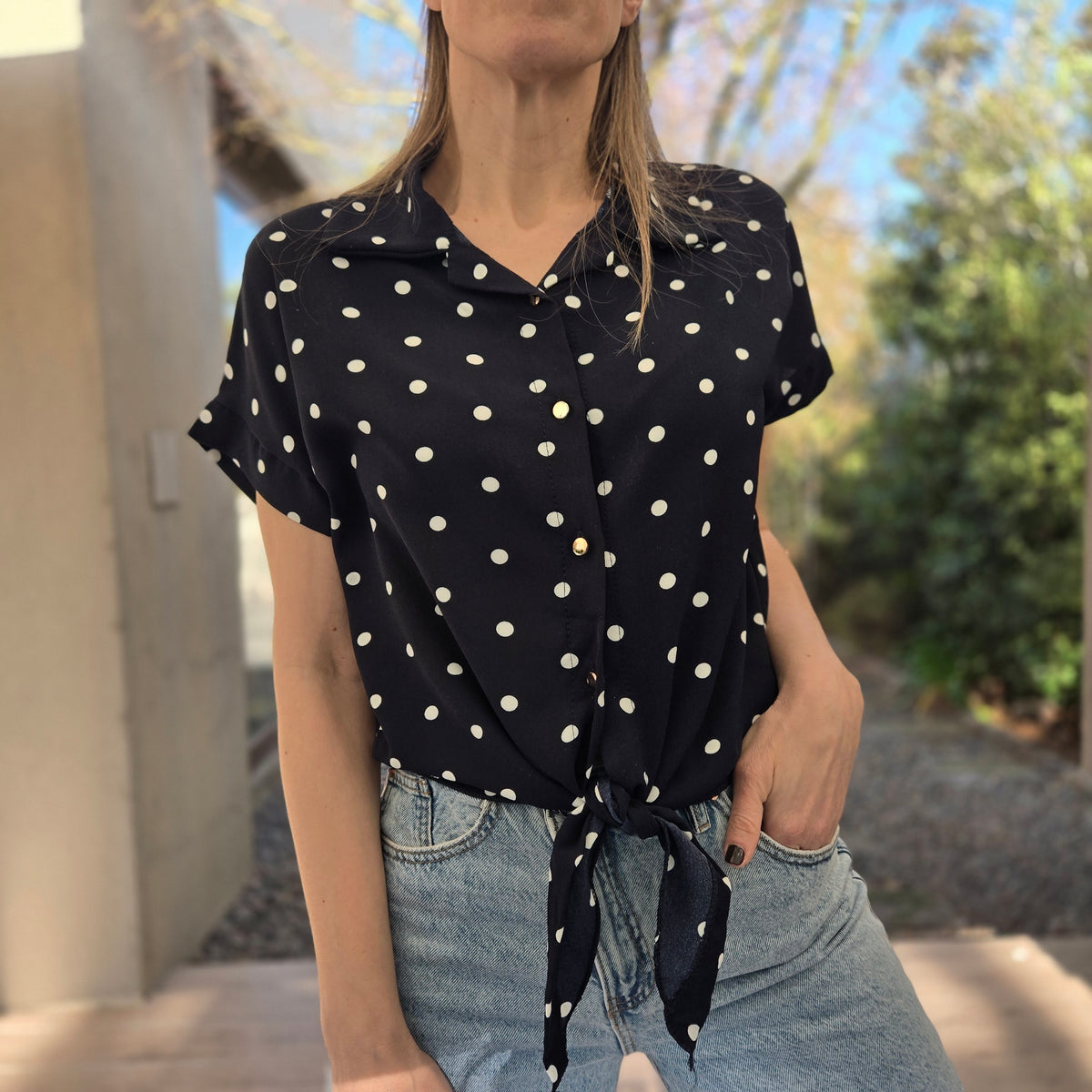 Blusa Italiana  "LUNARES"